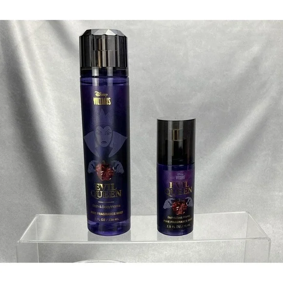 Set 2 Bath & Body Works DISNEY Villians EVIL QUEEN Fine Fragrance MIST Spray NEW