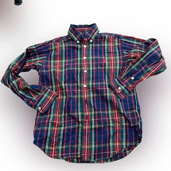 Vintage Ralph Lauren Plaid Dress Shirt