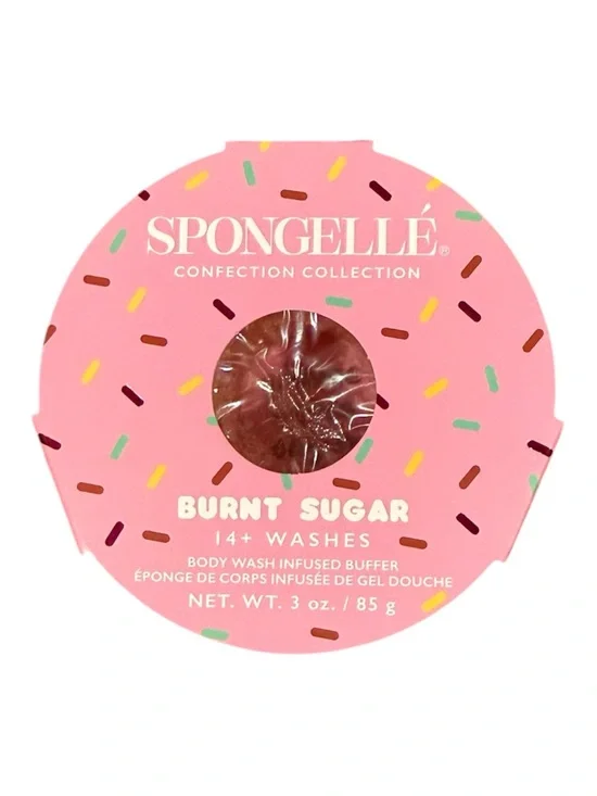 Spongellé Burnt Sugar Body Wash Infused Buffer — Pink with Sprinkles