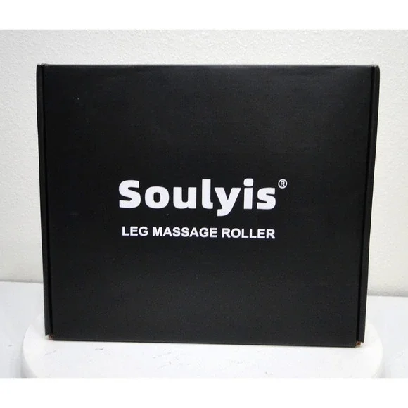 Soulyis Leg Massage Roller Manual Acupoint Muscle Relief Tool White Orange