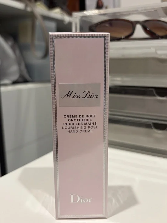 Authentic Miss Dior Crème de Rose nourishing rose hand cream