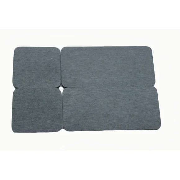 NiuYichee 4pc Dark Gray Diatomite Water Absorbent Sink Caddy Tray Coaster‎ Set