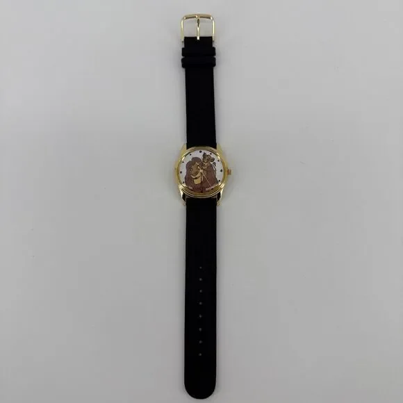 Disney The Lion King Watch Leather Mufasa Simba 1994 Timex Kodak Promo-Instruct