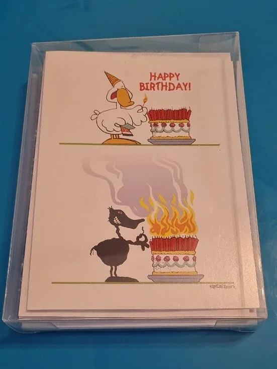 Greeting Card Set – 7 Different Birthday Cards with envelopes