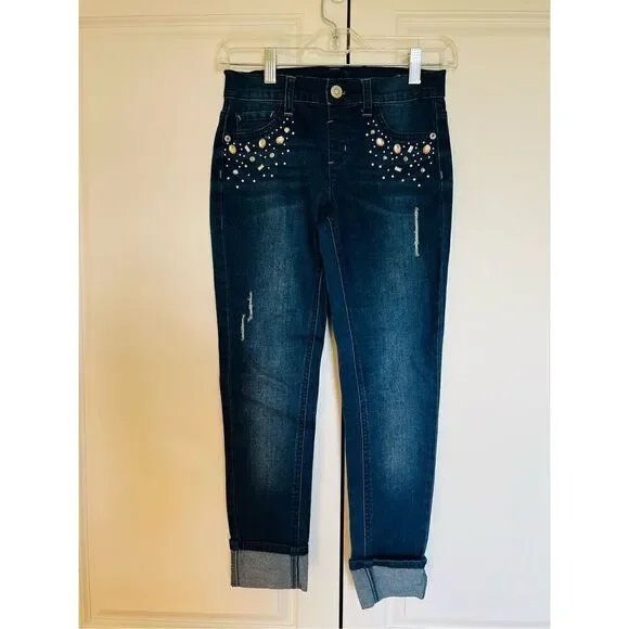 Justice Mid Rise Embellished Jegging‎
