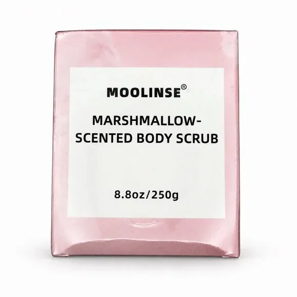 MOOLINSE Marshmallow Scent Body Scrub 8.8 oz Exfoliating Moisturizing New Sealed