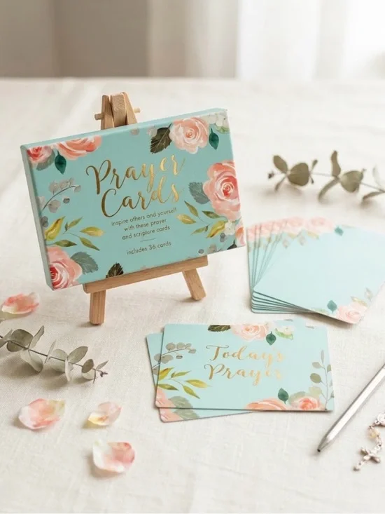 Unbranded Floral Prayer Card - NWOT (New Without Tags)