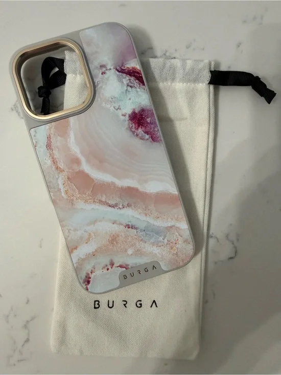 Pink Marble Protective Phone Case