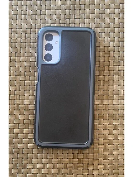 Onn Slim Rugged Case for Samsung Galaxy A14 5G Black/Gray