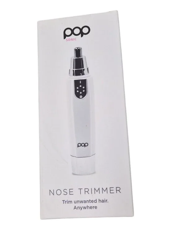 Pop Sonic Nose Trimmer White Personal Grooming Tool NEW Sealed