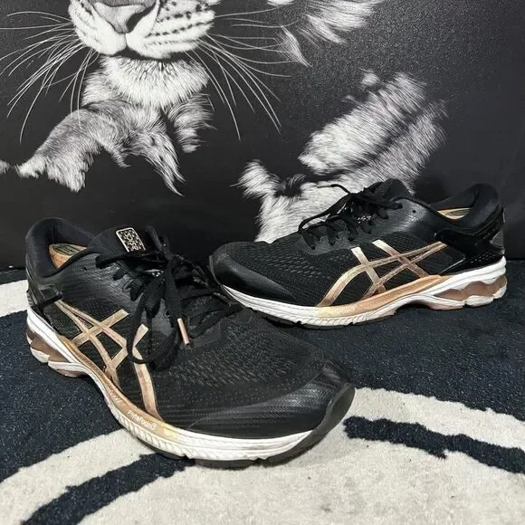 ASICS Gel-Kayano 26 1011A883-001 Athletic Sneaker Men's 12.5 Black Synthetic