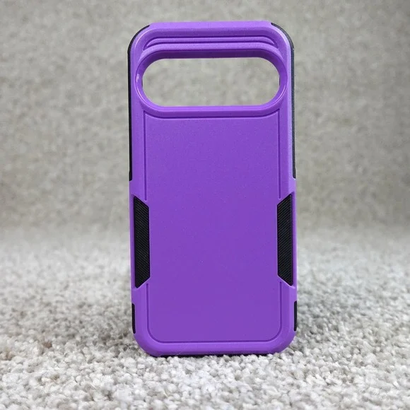Purple Rugged Dual Layer Case for Google Pixel 9 and Pixel 9 Pro Cover