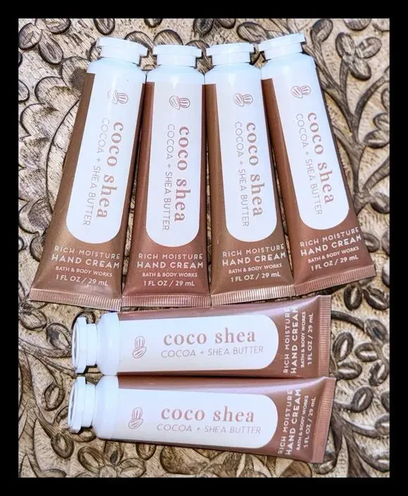 Bath & Body Works 1 fl oz Rich Moisture Hand Cream Coco Shea 6 pcs