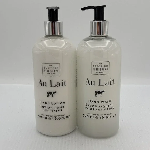 (2-Pack) THE SCOTTISH FINE SOAPS ~ Au Lait SIGNATURE Organic Milk HAND WASH