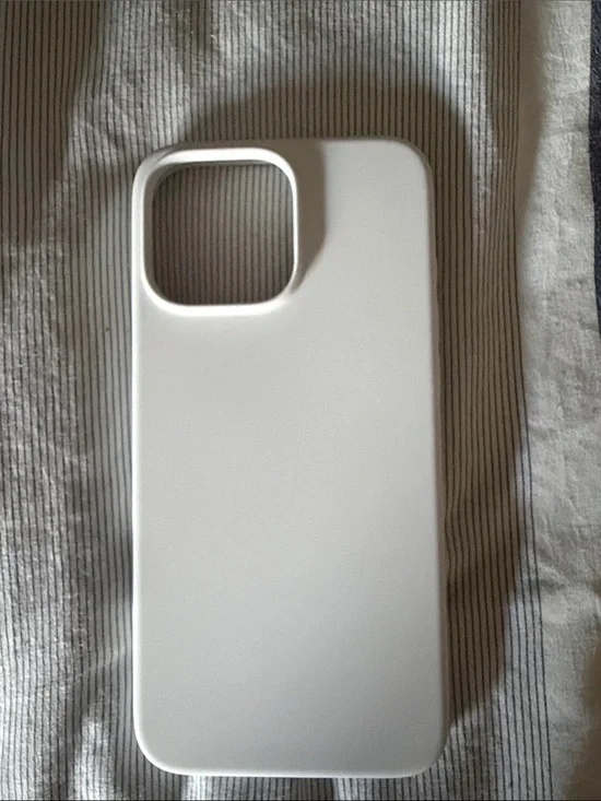 White Silicone Phone Case - Apple Pro Max Case