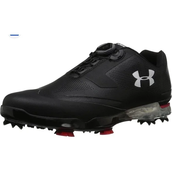 Under Armour Spieth One BOA Golf Shoes Black Spiked Mens 7