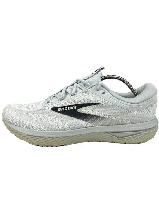 Brooks Revel 7 Running Shoes Men's Size 13 White Black Tan Athletic Sneakers