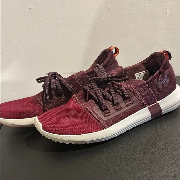 Under Armour Red Athletic Shoes Lightweight Mesh Design