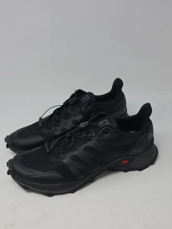 Salomon SuperCross Black Men's Trail Running Shoes Size 10.5