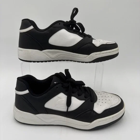SKECHERS, Street, Los Angeles, Women's, Koopa Low Varsity, 183240/BKW. Size‎ 8