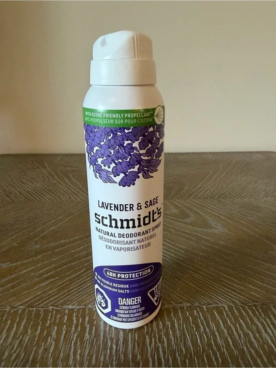 🌼 4/$13 - New Schmidt's Lavender & Sage Natural Deodorant Spray