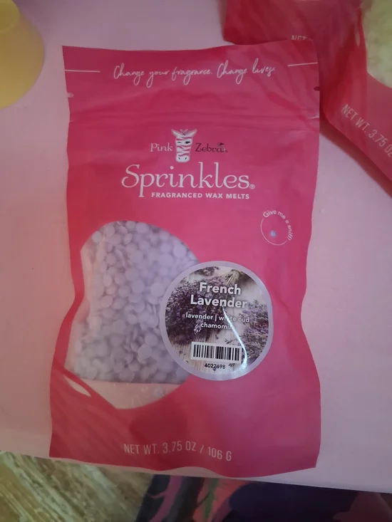 Pink Zebra Sprinkles Fragranced Wax Melts - Pink