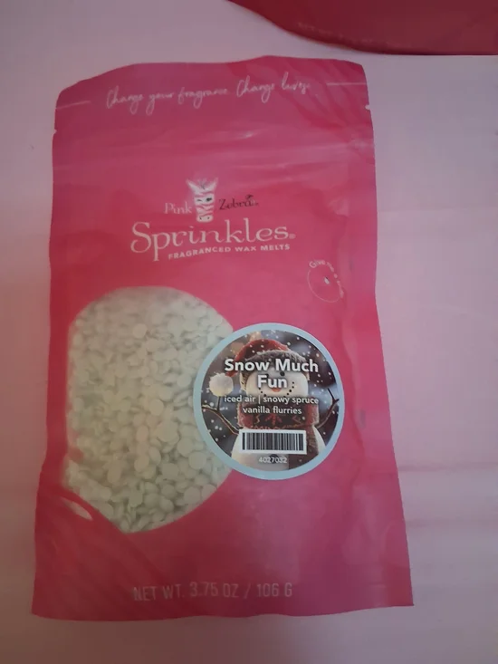 Pink Zebra Pink Sprinkles Snow Much Fun Fragrant Wax Melts
