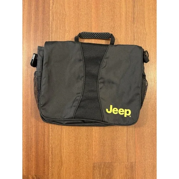 Jeep Stroller Bag Messenger‎ Organizer W/shoulder Strap Black & Mesh