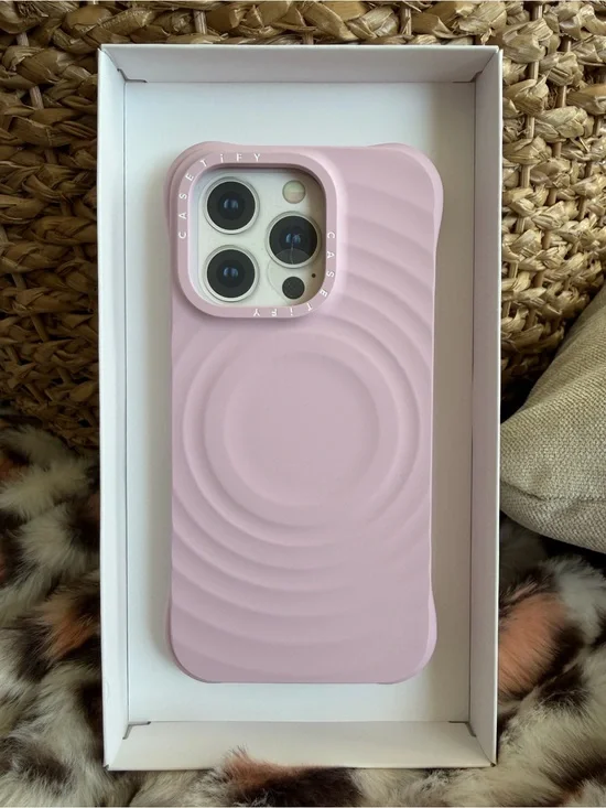 Casetify Pink Ripple Phone Case for iPhone 16 Pro