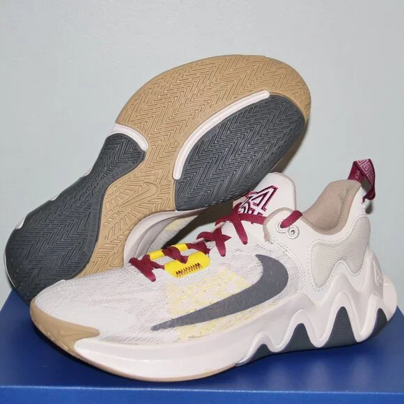 Nike Giannis Immortality 2 Basketball Mens 7 Womens 8.5 Sail Rattan