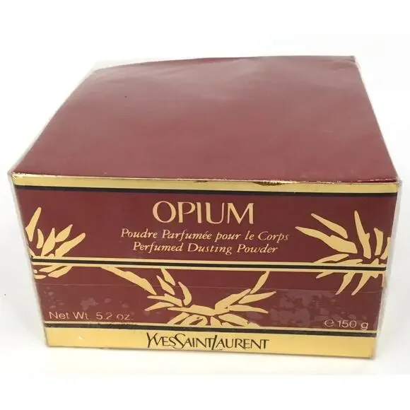 Vintage YSL Opium Perfumed Dusting Powder 5.2oz Unopened
