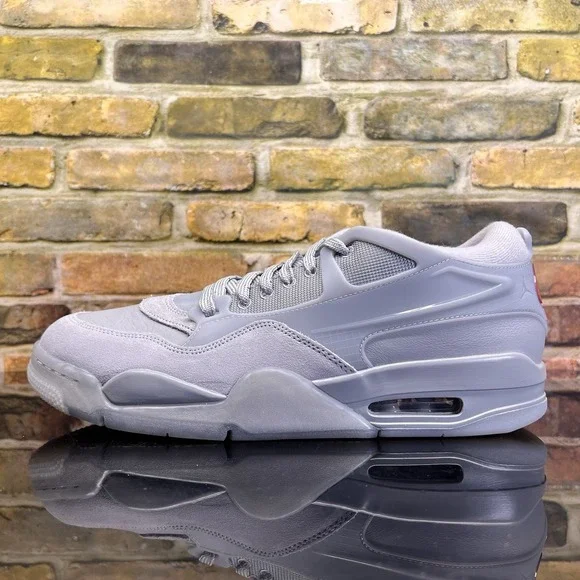 Nike Air Jordan 4 RM Wolf Grey Men Size 11.5 Casual Lifestyle Shoes Sneakers