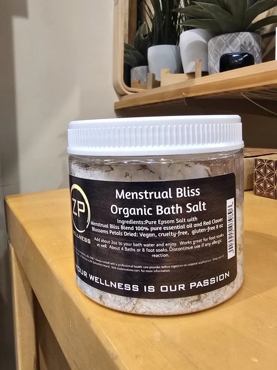 Menstrual Bliss Organic Bath Salt - Pain Relief