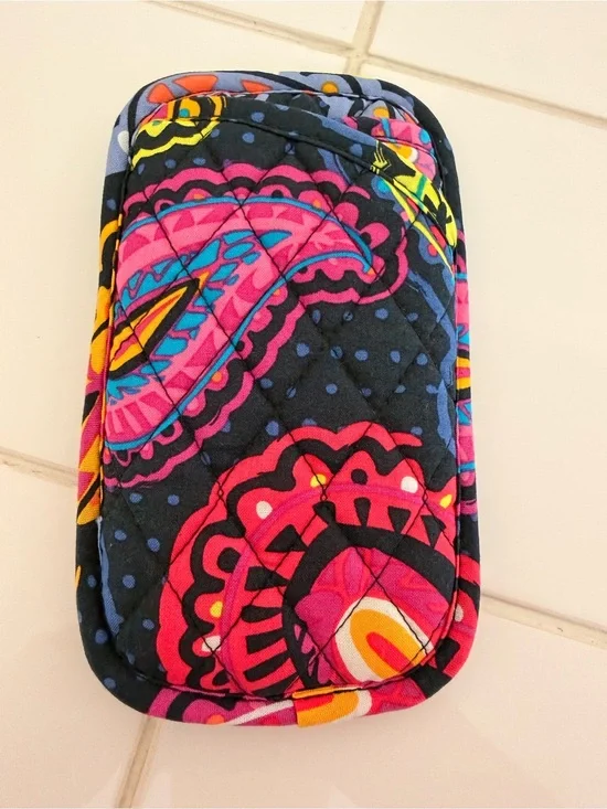 Vera Bradley Quilted Eyeglasses Sunglasses Case New Excellent Condition