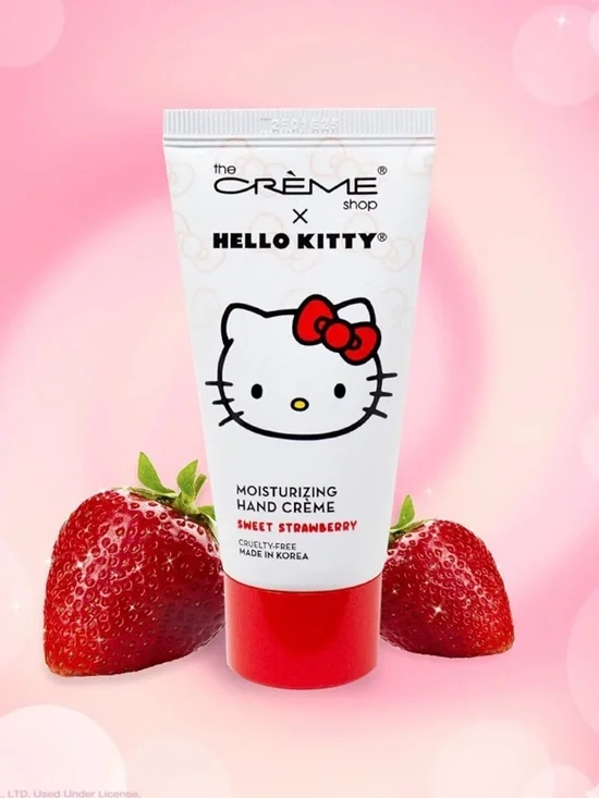 4/$20 The Crème Shop Sweet Strawberry Moisturizing Hand Crème