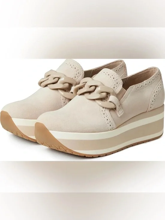 Dolce Vita Jhenee Platform Slip On Chain Loafers