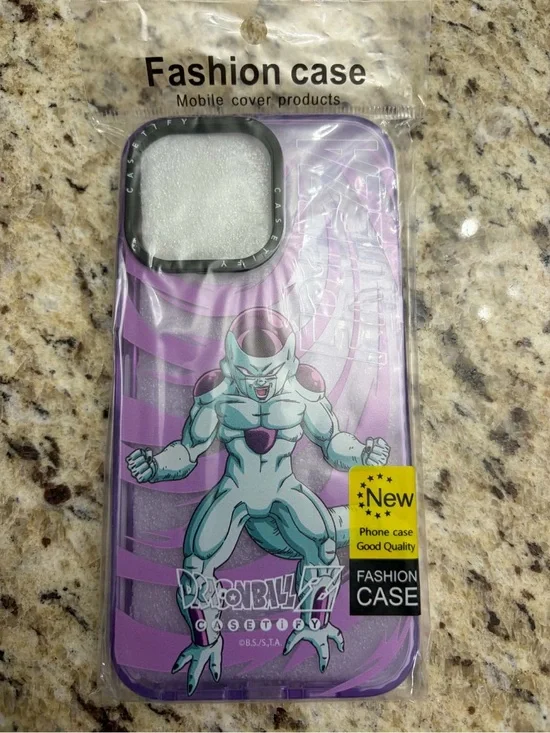Purple Dragon Ball Z Frieza Phone Case - Fashion Case iPhone 14 Pro Max