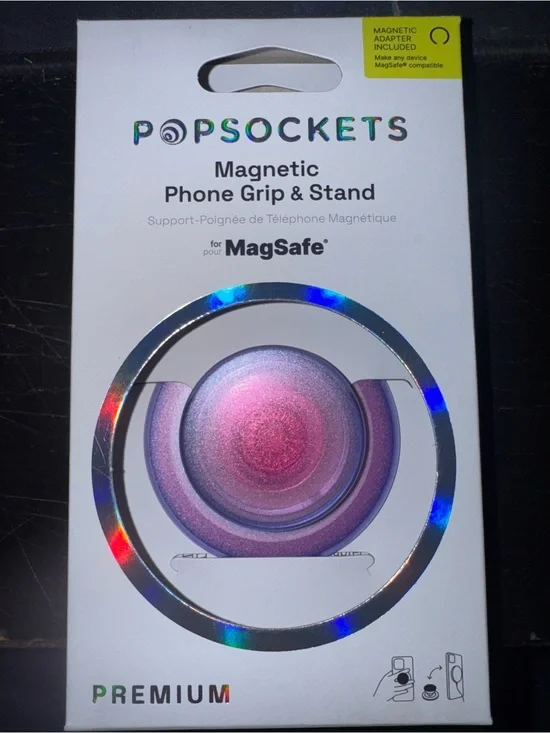 PopSocket MagSafe Magnetic Phone Grip & Stand - Pink Purple Gradient