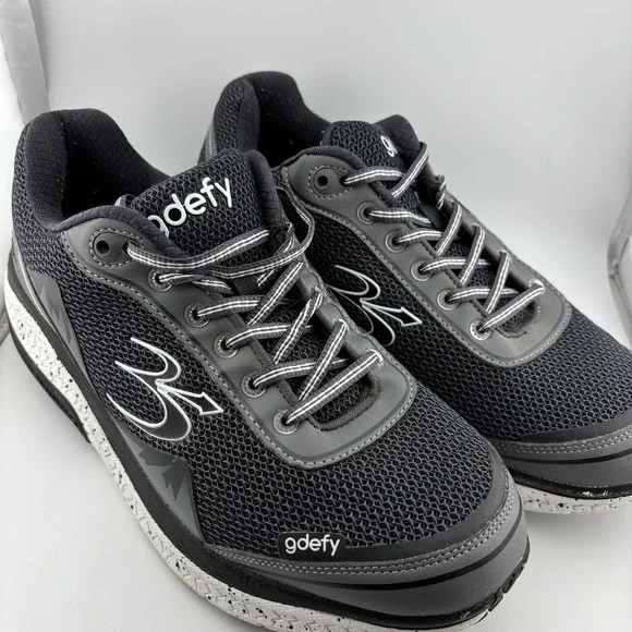 Gravity Defyer G-Defy 10.5 Gray Black Good‎ VersoShock Extra Wide TB9024FGS-XW