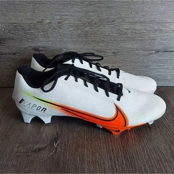 Nike Vapor Edge Speed 360, CD0083-100, White, Mens Football Cleats, Size 14