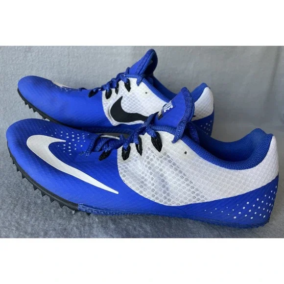 Nike Rival S Running Spikes Blue/White Men's US 11.5 806554-400 Track‎ & Field