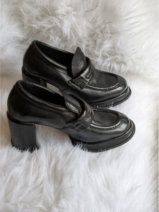 A.s.98 Leight platform Loafers 9/40 pre owned