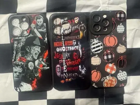 Horror Movie Villain Collage iPhone Case set of 3