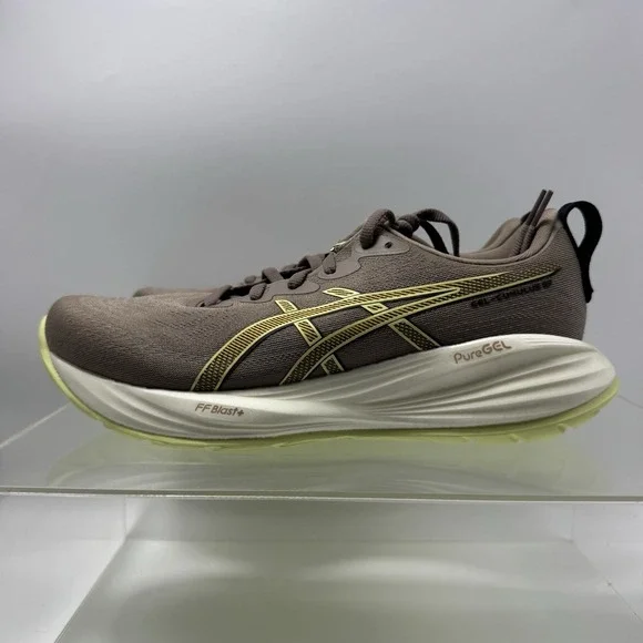 Brand New ASICS Gel Cumulus 27 Taupe Grey Black Shoe 1011B960-020 Men's Size 8.5