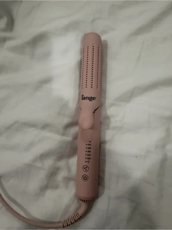 Lange Blush Pink Le Duo Flex 360 Airflow Titanium Straightener