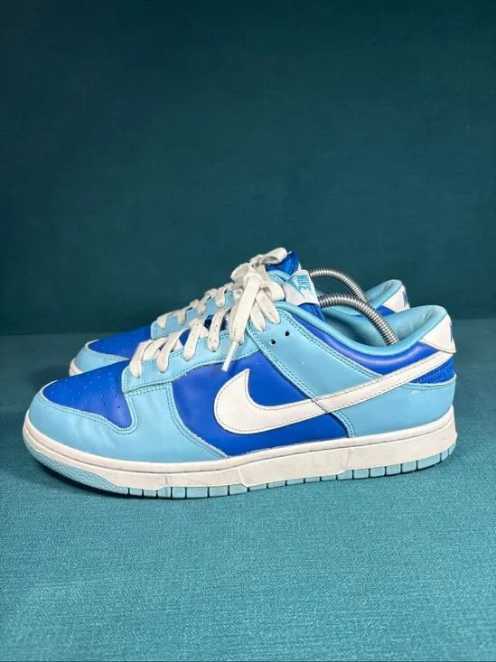 Nike Dunk Low Argon Flash Light Blue Men's Size 10.5 Sneakers DM0121-400