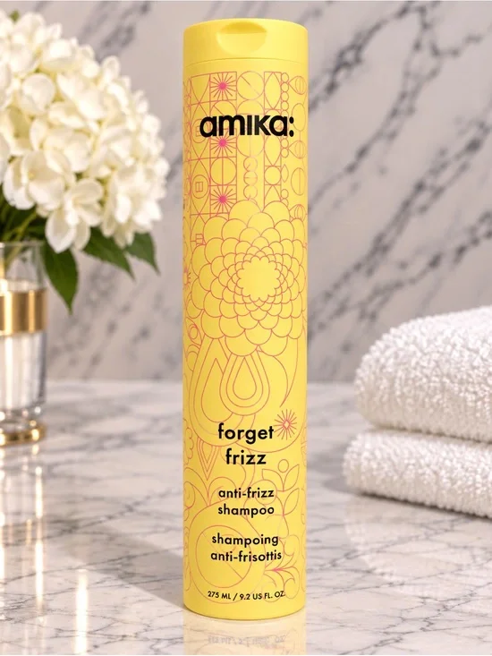 NEW Amika Forget Frizz Anti-Frizz Shampoo 9.2 oz – $28 Retail
