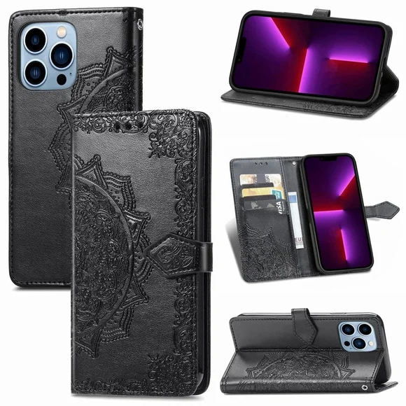 3-in-1 Phone Case In Black For iPhone 15 Plus