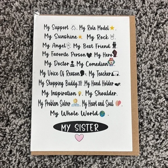 My Sister Greeting Card