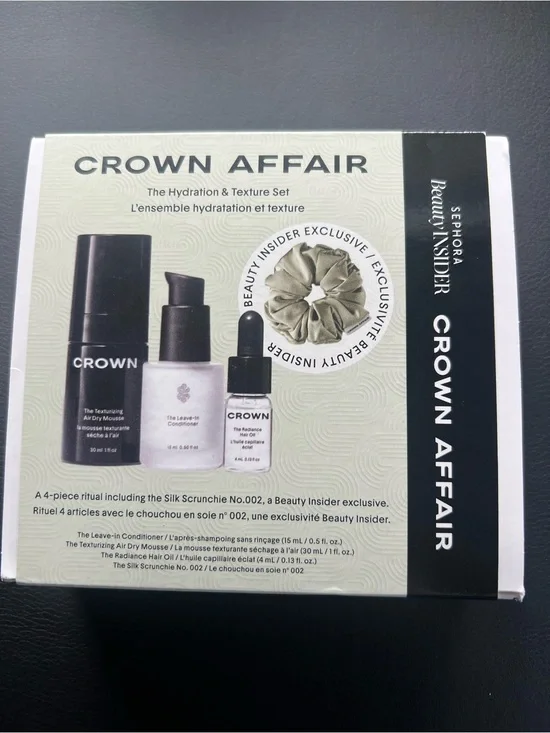 Crown Affair Retails $53 Hydration Texture Set